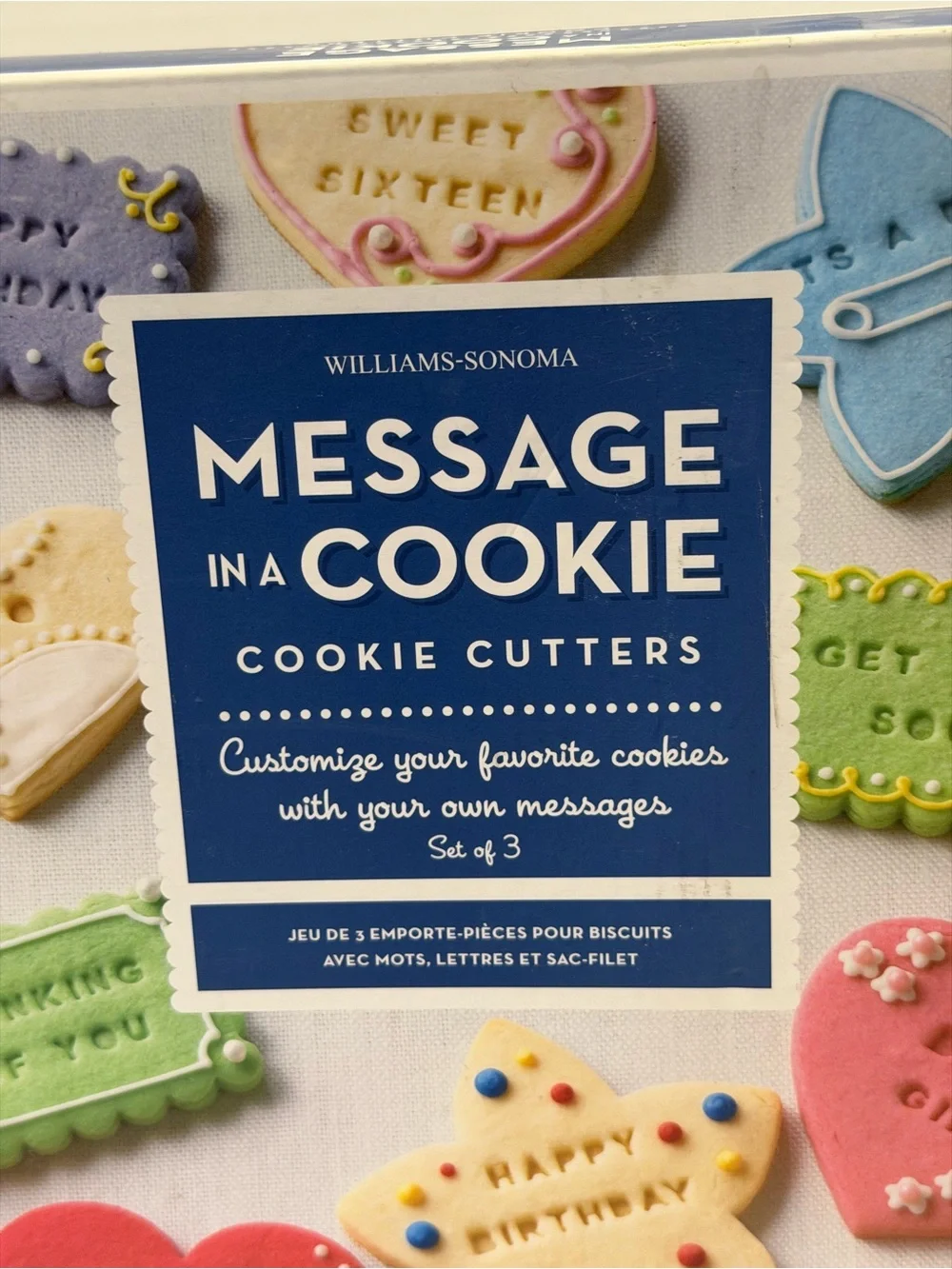 Message in a Cookie Williams Sonoma NIB